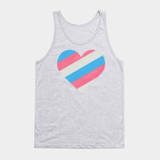 Transgender Pride Heart Tank Top